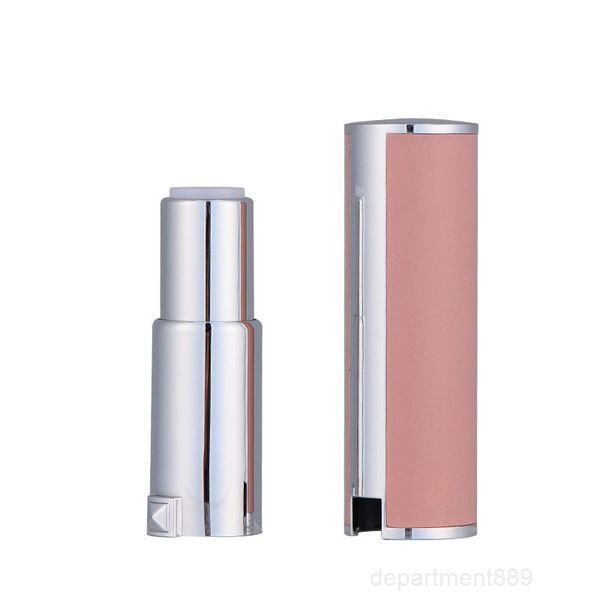 

12.1mm round shaped lipstick case lambskin type balm tube empty plastic lip owa1918