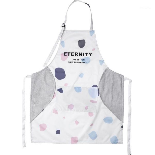

Nordic PVC Abrasion Hand Apron Waterproof and Oil-Proof Apron Female Chef Adjustable Baking Accessories Commercial Restaurant1