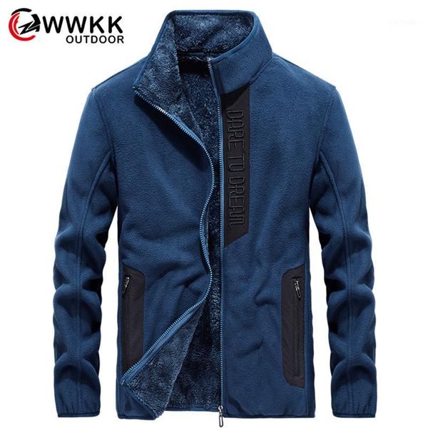 

outdoor jackets&hoodies wwkk hiking jackets sport clothes lnner fleece men waterproof velvet winter warm camping skiing male jacket1, Blue;black