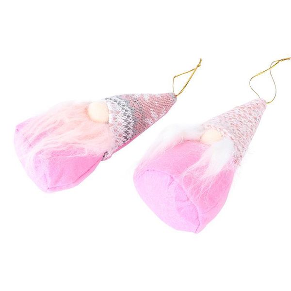 

2шт рождественские висит декор безликие кукла висит декор рождественские дерево украшение кукла дверь дверь кулон елочный орнамент wmtxqk