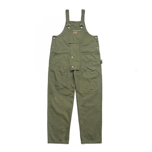 

ewq / men's wear tide loose overalls for male 2020 new casual jumpsuit hip-hop solid color loose worker suspenders 9y2706, Black