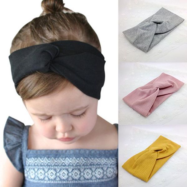 

1 pc fashion cross knitted baby headband for baby hair accessories solid soft elastic newborn baby girl spring turban haarband wmtkyu, Slivery;white