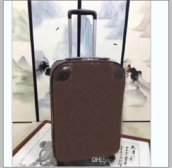 

2021 classic 20 inch women durable rolling luggage spinner men business travel suitcase 6666666