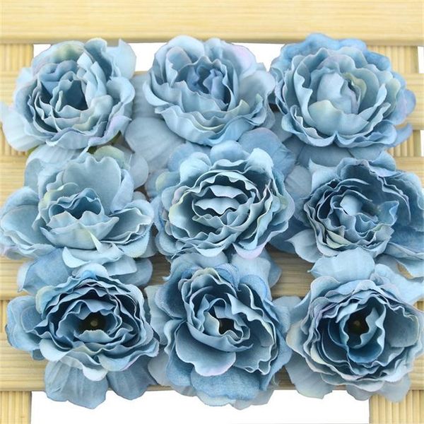 

10 шт. масляные материалы материалы искусственные шелковые розовые цветы головы европейские падение яркие дешевые гвоздики поддельные свадьб