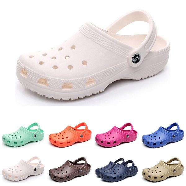 

2021 men women fashion sandals clog triple white black red yellow pink storm blue mens slippers beach l shoes size 36-45