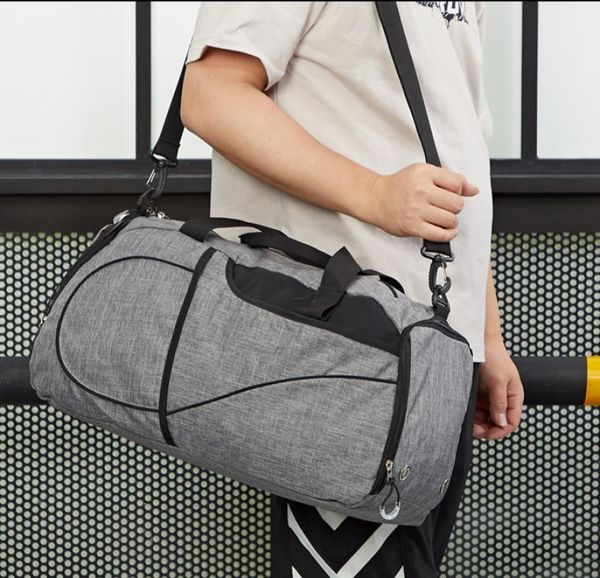

multifunction gym bag men large waterproof fitness bags hand travel storage bag with shoes pocket single shoulder & hand
