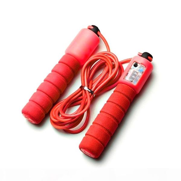 

qualitysports sponge handle counts rope skipping electronic counting rope skipping fast speed counting jump skip rope skipping wire