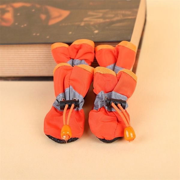 

wholesale dog rain boots waterproof shoes indoor shoes pet boots printed anti-skid shoes 3 colors 25 m2