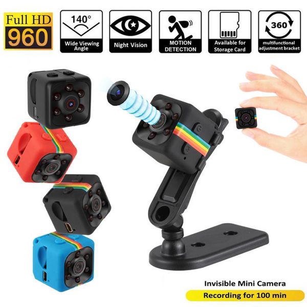 Mini telecamera HD 1080P Sensore Visione notturna Videocamera Motion DVR Micro telecamera Sport DV Video Piccola telecamera Cam Portatile Web Micro Telecamere Nascondi