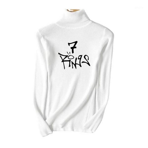 

autumn women sweater turtleneck pullover long sleeve knitted winter clothes korean fashion girl sweaters1, White;black