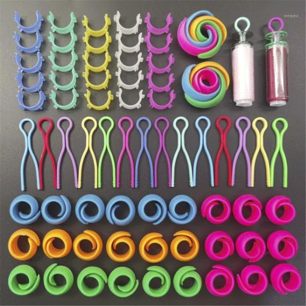 

100pieces bobbin thread buddies include 50 pieces bobbin holder clips 25 pieces thread spool huggers 251, Black