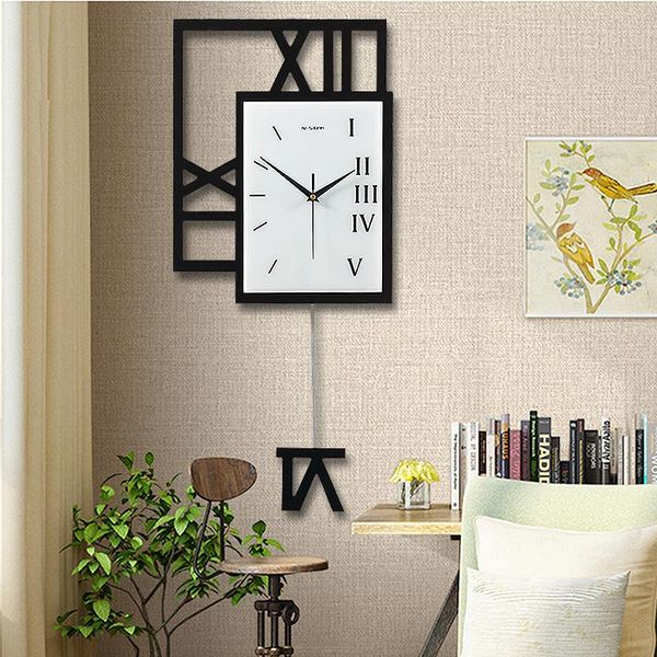 

wall clocks creative personality living room bedroom watch clock large decorative saat reloj de pared cocina horloge murale