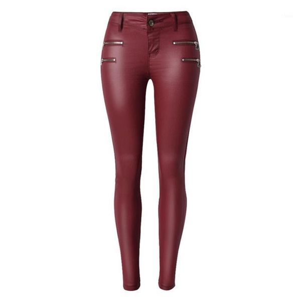 

fashion red coated jeans woman pencil pants high waist jeans for women denim jean pants skinny woman pantalon femme1, Blue