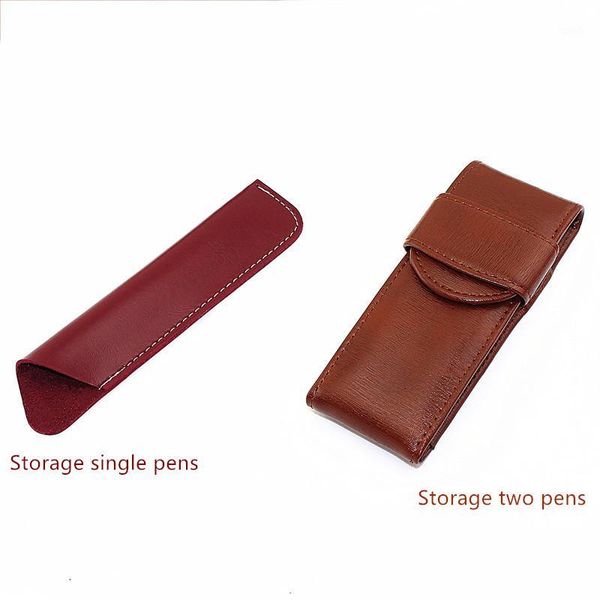

2pcs pen case hold for storing two office & school supplies pen bag print1