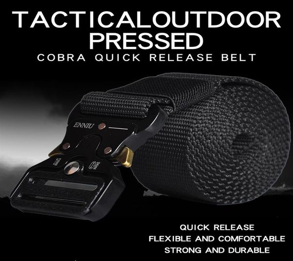 

мужчины airsoft открытый тактической армии пешие походные ремни вентилятор крюк крюк курс нейлоновый пояс быстрый выпуск сверхмощное учебное, Black;green