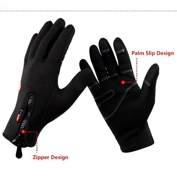 

west biking thermal wind stopper спортивные перчатки ciclismo bicicleta luvas велосипедная цикл guantes мужские зимние теплые велосипедные п, Black