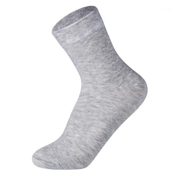

2020 new 5pcs/lot men's cotton socks business casual breathable spring summer male crew socks1, Black
