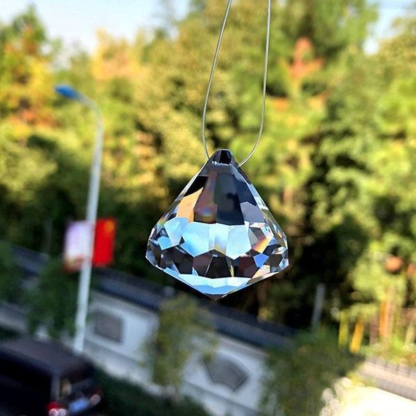 

2pc new suncatcher crystal prism hanging light chandelier cone pendant diy window decor glass art prism h bbyrkh