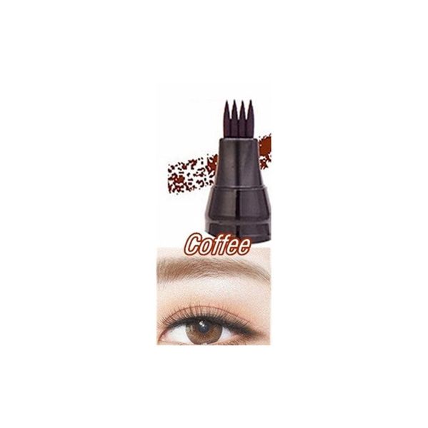 

1 шт. женщины макияж микробладированные брови татуировка ручка водонепроницаемый натуральный вилочный наконечник эскиз макияж чернила длител