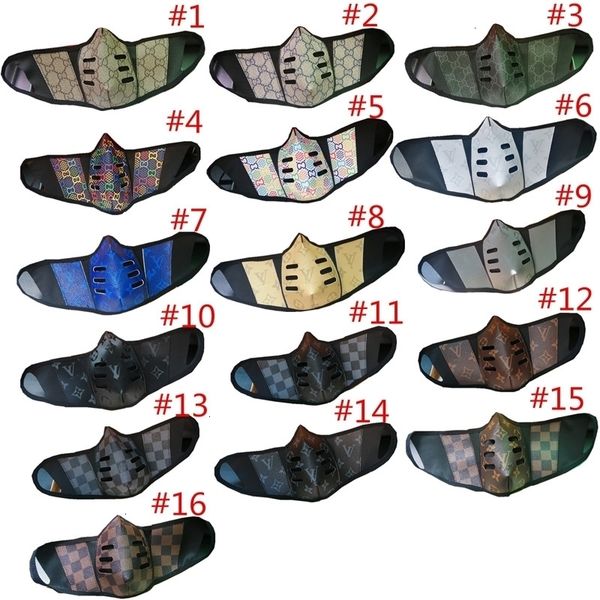 

brand mask breathe pu dustproof unsiex face masks fashion mouth-muffle mhmmleqh