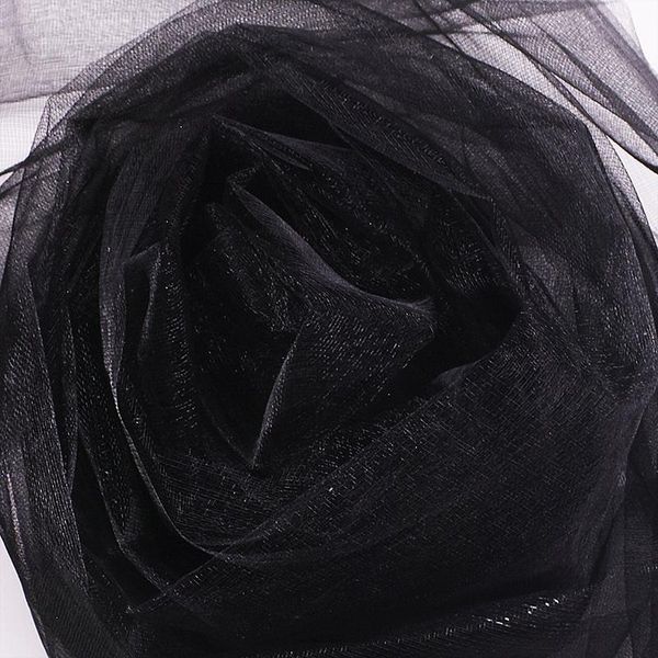 

8cm5meter sheer crystal organza tulle roll fabric for draping wedding ceremony party home decoration new year decoration bbytqz