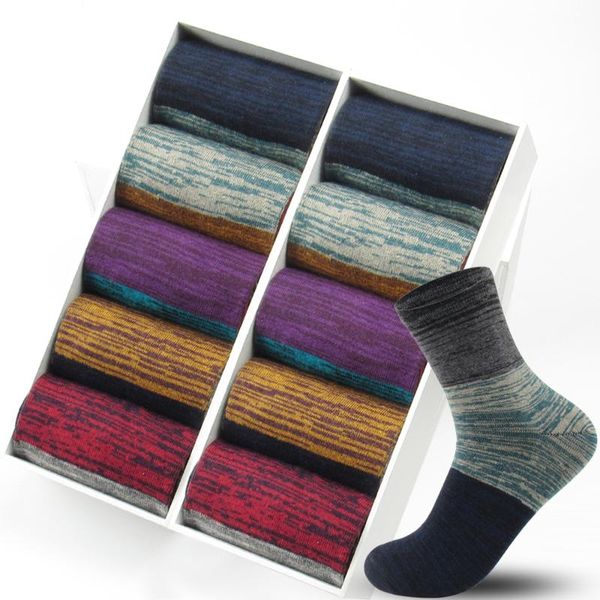 

2021 new fashion japanese harajuku socks men's colorful interesting happy cotton casual dress socks for man meias size 39-44, Black