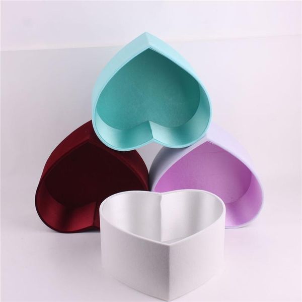 

gift wrap florist hat boxes red heart shaped velvet candy set box packaging christmas flowers gifts living vase1