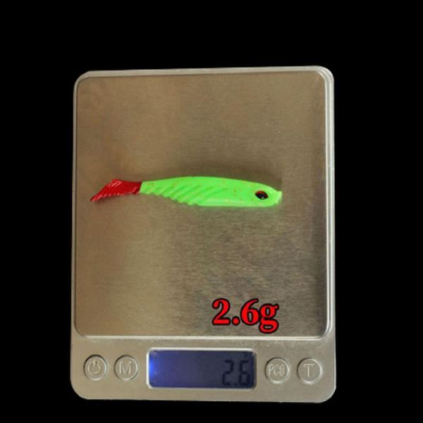 

gobygo 5pcs/lot soft bait crazy shiner fishing lure 70mm2.6g soft bait sile bass pike minnow swimbait plastic s jllrtz