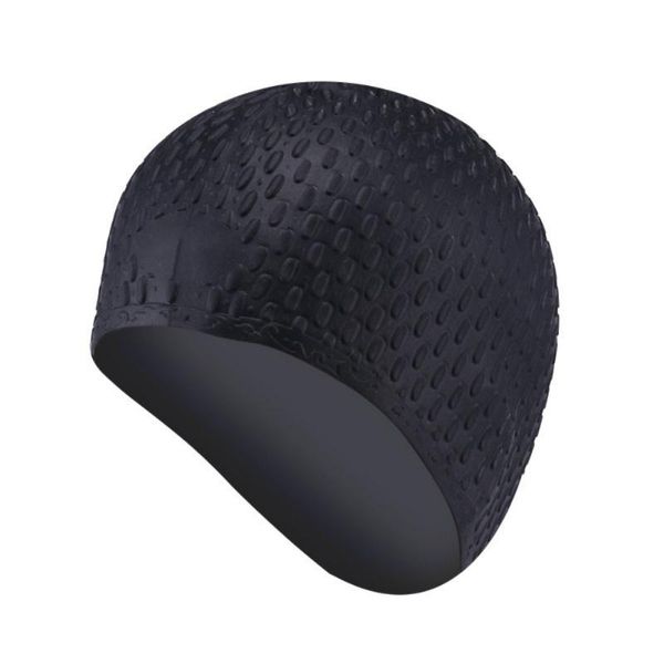

3d ergonomic design ear pockets for men women waterproof swim caps hat swimming accessories silicone rubber swimming caps bbyprp