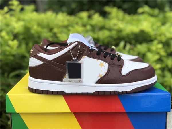 

2021 authentic sb dunk skateboard shoes low men women hyper blue black barkroot brown white metallic gold dh3228-100 zapatos sneakers