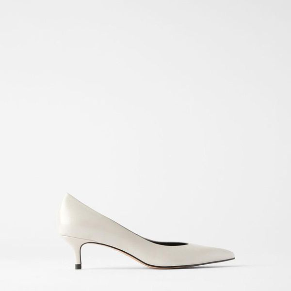

the new 2021 suits rice white sheep leather high heels women with pointed leather, Black