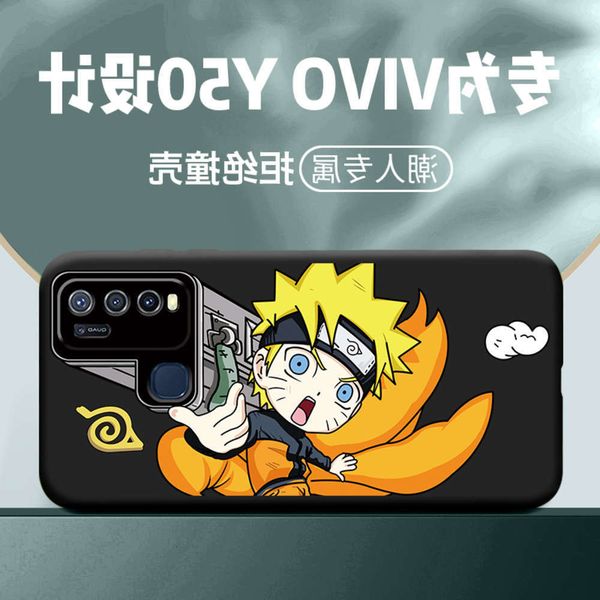 

sevivoy50 creative mobile phone case personality men's fashion all inclusive anti falling silicone soft cover y50 japane and korean ani