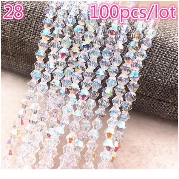 

wholesale 4mm 100pcs austria crystal beads charm glass bead loose spacer bead for jewelry making diy earrings jllwjj