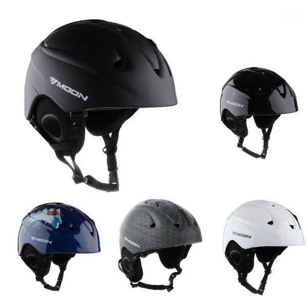 

elbow & knee pads professional winter snow sports ski snowboard skiing skateboard helmet lightweight snowboarding safety helmet1, Black;gray