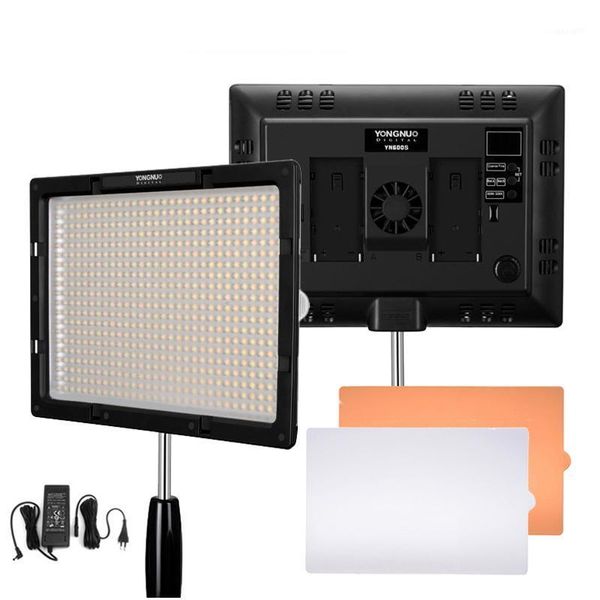 

flash heads yongnuo yn600s led video light 5500k white / bi-color 3200-5500k 36w with memory function pography fill lighting shooting1