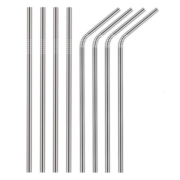 

drinking 8.5/9.5/10.5 food inch straw 6mm grade reusable stainless steel metal straws