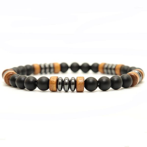 

noter natural stone beads bracelet men boy 6mm small beaded braclet homme sanskrit yoga meditation jewelry bileklik erkek gift1, Golden;silver