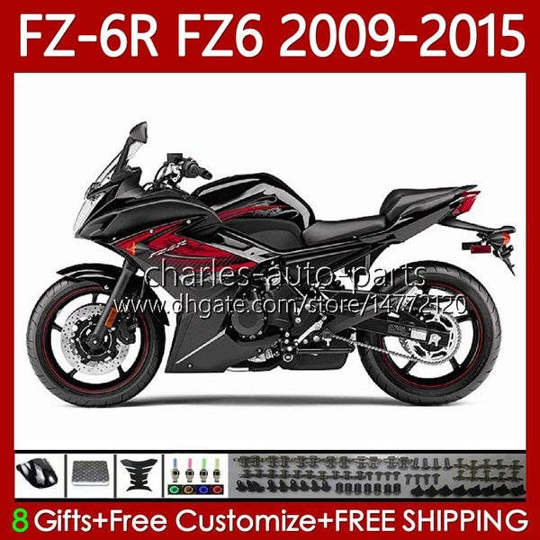 Комплект для тела для YAMAHA FZ6N FZ6 FZ 6R 6N 6 R N 600 09-15 Gloss Bloss Blover 103NO.55 FZ-6R FZ600 FZ6R 09 10 11 12 13 14 15 FZ-6N 2009 2011 2012 2012 2013 2013 2015 OEM