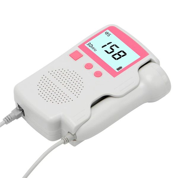 

2020 new fetal 3.0m ultrasound baby heartbeat detector baby heart rate monitor portable monitor home pregnant