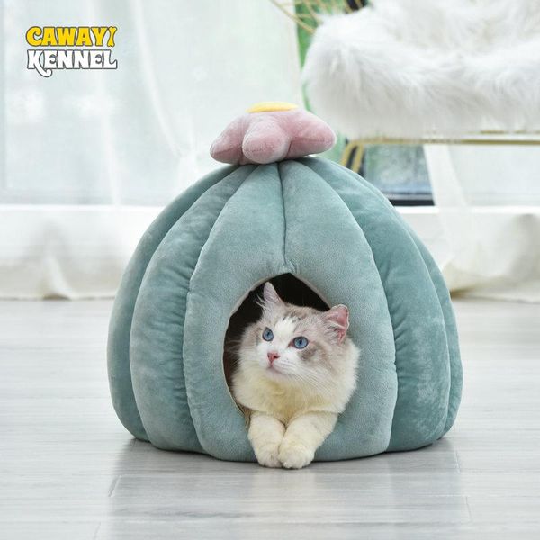 

kennels & pens cawayi kennel soft pet house dog bed for dogs cats small animals products cartoon cactus shaped warm cat beds d2040