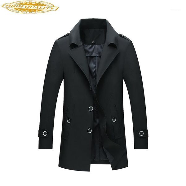 

men's windbreakers plus size trench coat men korean windbreaker man coats mostly male overcoat casaco masculino kj2361, Tan;black