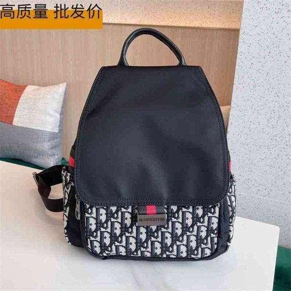 

factory shop hong loan purchase leather backpack xiaozhongchao oxford cloth women's travel backpack fashion schoolbag