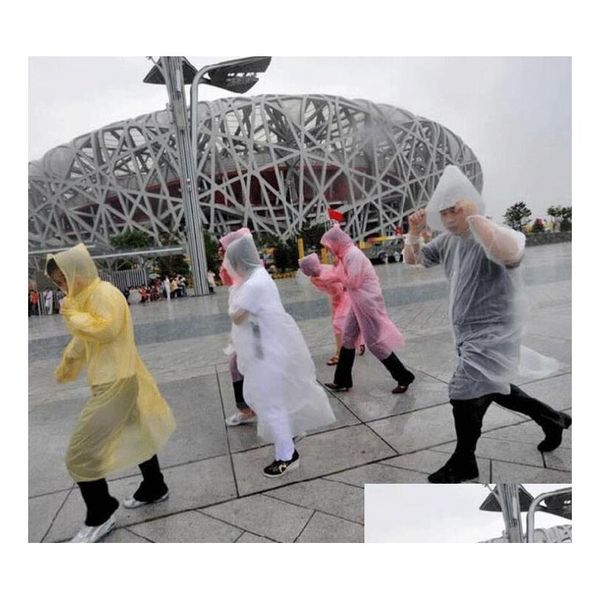 

one-time raincoat fashion disposable pe raincoats poncho rainwear travel rain coat rain wear travel rain coat w qylcaf bdetoys