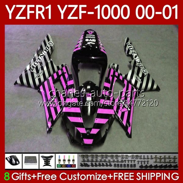 OEM Body Kit für Yamaha YZF-1000 YZF-R1 YZF 1000 CC R 1 2000 2001 2002 2003 Bodywork 83NO