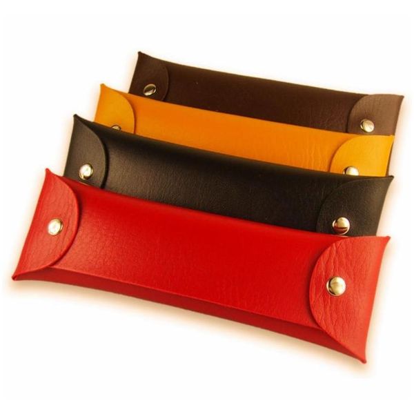 

multi function pen bag rectangle pu leather pencil bags foldable double buckle pencils case 1 5hb b cwfte
