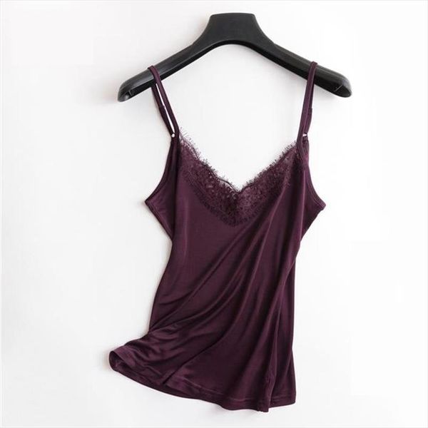 

female summer oversized 93% silk camis woman sling silk women thin breathable tees lady stretch loose seda vestimenta, White