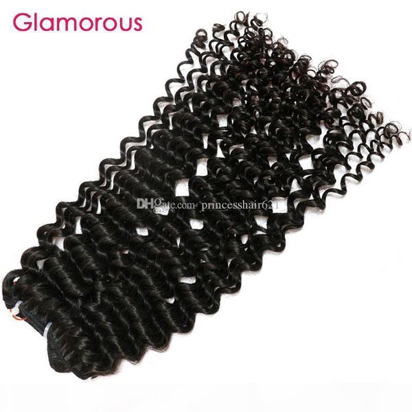 

glamorous cambodian human hair natural color tight curly brazilian hair weave 1 bundle peruvian indian malaysian curly hair extensions, Black
