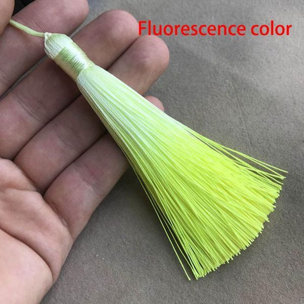 

12pcs lot 10cm gradient color tassels silk fringe sewing bangs tassel trim decorative key tassels for curtains home decoration h jlldxq