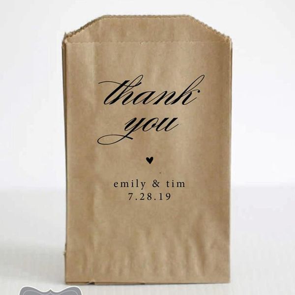

Custom Wedding Favor Bags, Wedding Treat Bags, Welcome Favors, Candy Favor Thank You