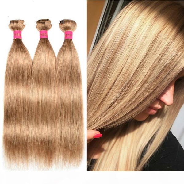 

brazilian hair weave bundles #27 pure color straight hair 100% human hair bundles deal remy extensions double weft, Black